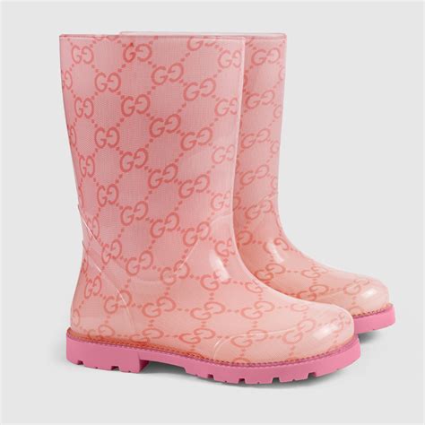 gucci toddler rain boots|thigh high gucci boots.